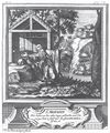 Montalegreho ilustrace pro Lebensbeschreibung (Praha? 1725). Bourgoing de Villefore, Joseph Franc*ois? Weltz, Justin Ernst von?: Lebensbeschreibung der heiligen Altväter … Das Leben derjenigen Frauenspersonen (Praha?, Tiskárna arcibiskupská, fa Wolfgang Wickhart 1725). Díl první, tabule za pag. 114 s vyobrazením sv. Arsenia (signatura rytce vlevo dole). Antikvariát Meissner (Praha).