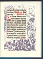 Dvě strany Gebetbuchu císaře Maxmiliána I. (Augsburg 1514). Maximilian I., Kaiser: [Gebetbuch] Oratio ad suum proprium angelum (Augsburg, Johann Schönsperger st. 1514). Fol. 56b a 50a s novým typem fraktury, červeně doplněným textem a dodatečně provedenými rozsáhlými marginálními kresbami Albrechta Dürera (monogram AD s letopočtem 1515 na levé straně vlevo dole). Do vegetativních drolerií jsou zakomponovány povětšinou taneční a hudební scény ze života německého patriciátu. Repro: Kapr 1955.