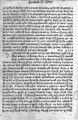 Poslední zachovaný list tzv. Dlabačova Nového zákona (Plzeň? po 1476). Nový zákon zv. Dlabačův (Plzeň?, Tiskař Arnoštových Statut? po 1476). Fol. 211b (?). Královská kanonie premonstrátů na Strahově – Strahovská knihovna (Praha), sign. DM V 5 (snímek laskavě zapůjčil digitální fotoarchiv pražské Nadace pro dějiny kultury ve střední Evropě).