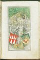 Začátek Olomouckého žaltáře (Brno 1499). Psalterium Olomucense (Brno, Konrad Stahel 1499). Fol. 2a celostránkový zběžně kolorovaný dřevořez sv. Václava s korouhví mezi dvěma anděly přidržujícími znak olomoucké kapituly a olomouckého biskupství. Dřevořez je v pravém spodním rohu signován HF (zmenšenou kopii užil Konrad Baumgarten na odpustkovém listu 1501). Moravská zemská knihovna (Brno), sign. PT 3-9619 (snímek laskavě zapůjčil digitální fotoarchiv pražské Nadace pro dějiny kultury ve střední Evropě).