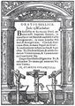 Výchozí štoček Mistra Jákobova žebříku (Wittenberg 1529) a nápodoby u Melantricha (Praha 1547), Günthera (Prostějov 1545) a Sixta z Lerchenfelsu (Litoměřice 1626). Nahoře vlevo Luther, Martin: Deudsch Catechismus (Wittenberg, Georg Rhau 1529). Titulní strana s portálovou bordurou, dole ukřižovaný Kristus mezi dvěma lotry (tiskař Rhau štoček Mistra Jákobova žebříku užíval v letech 1527–1541). Nahoře vpravo Rhegius, Urban: Katechesis (Praha, Jiří st. Melantrich z Aventinu 1547). Titulní strana se zmenšenou volnou kopií datovanou v levém horním štítku 1528. Královská kanonie premonstrátů na Strahově – Strahovská knihovna (Praha), sign. HU V 48. Dole vlevo Rhegius, Urban: Rozmlouvání o krásném kázání, kte