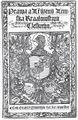 Variantní titulní strany Kosořského tisku Práv (Praha 1550). Vlevo Ferdinand I.: Práva a zřízení zemská (Praha, Tiskárna severinsko-kosořská 1550). Titulní strana s rozměrným císařským znakem nadnášeným dvěma gryfy (poslední slovo spodního privilegia zní „Maie:“). Královská kanonie premonstrátů na Strahově – Strahovská knihovna (Praha), sign. CN IV 22. Vpravo titulní strana jiného exempláře téhož vydání s úzkým vegetativním rámem okolo stejného císařského znaku (přítomnost rámu a způsob zkrácení „Maiestat“ čili posledního slova charakteristicky podtrhávané vyznačovací textury prozrazuje tiskařskou variantu této edice). Antikvariát Meissner (Praha).