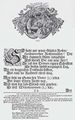 Dvě verze Rosenmüllerova signetu (Praha 1740–1741). Vlevo Dvořák z Boru, Jan Václav: Apollo olim Admeti regis tutela, … sive Artium liberalium, scientiarumque studium artis typographae beneficio (Praha, Karel František Rosenmüller ml. 1740). Fol. A2a s tiskařským signetem rytým Michaelem Heinrichem Rentzem a s iniciálou S(Iqua) kreslenou monogramistou IBG (Apollo trůnící v oblacích). Královská kanonie premonstrátů na Strahově – Strahovská knihovna (Praha), sign. BB I 20/2. Vpravo Rosenmüller, Karel František ml. (adr.): Als … Herr Carl Franz Rosenmüller … Anno MDCCXLI. den 25. Martii zum königlichen Hof=Buchdrucker allergnädigst declariret (Praha, Karel František Rosenmüller ml. 1741). Fol. )(2a s tiskařským signetem řezaným J. Selzamem a s iniciálou S(O sucht). Při sazbě této akcidencie byla promíchána písmena švabachová i frakturová. Královská kanonie premonstrátů na Strahově – Strahovská knihovna (Praha), sign. BC I 55/44.