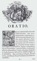 Dvě verze Rosenmüllerova signetu (Praha 1740–1741). Vlevo Dvořák z Boru, Jan Václav: Apollo olim Admeti regis tutela, … sive Artium liberalium, scientiarumque studium artis typographae beneficio (Praha, Karel František Rosenmüller ml. 1740). Fol. A2a s tiskařským signetem rytým Michaelem Heinrichem Rentzem a s iniciálou S(Iqua) kreslenou monogramistou IBG (Apollo trůnící v oblacích). Královská kanonie premonstrátů na Strahově – Strahovská knihovna (Praha), sign. BB I 20/2. Vpravo Rosenmüller, Karel František ml. (adr.): Als … Herr Carl Franz Rosenmüller … Anno MDCCXLI. den 25. Martii zum königlichen Hof=Buchdrucker allergnädigst declariret (Praha, Karel František Rosenmüller ml. 1741). Fol. )(2a s tiskařským signetem řezaným J. Selzamem a s iniciálou S(O sucht). Při sazbě této akcidencie byla promíchána písmena švabachová i frakturová. Královská kanonie premonstrátů na Strahově – Strahovská knihovna (Praha), sign. BC I 55/44.